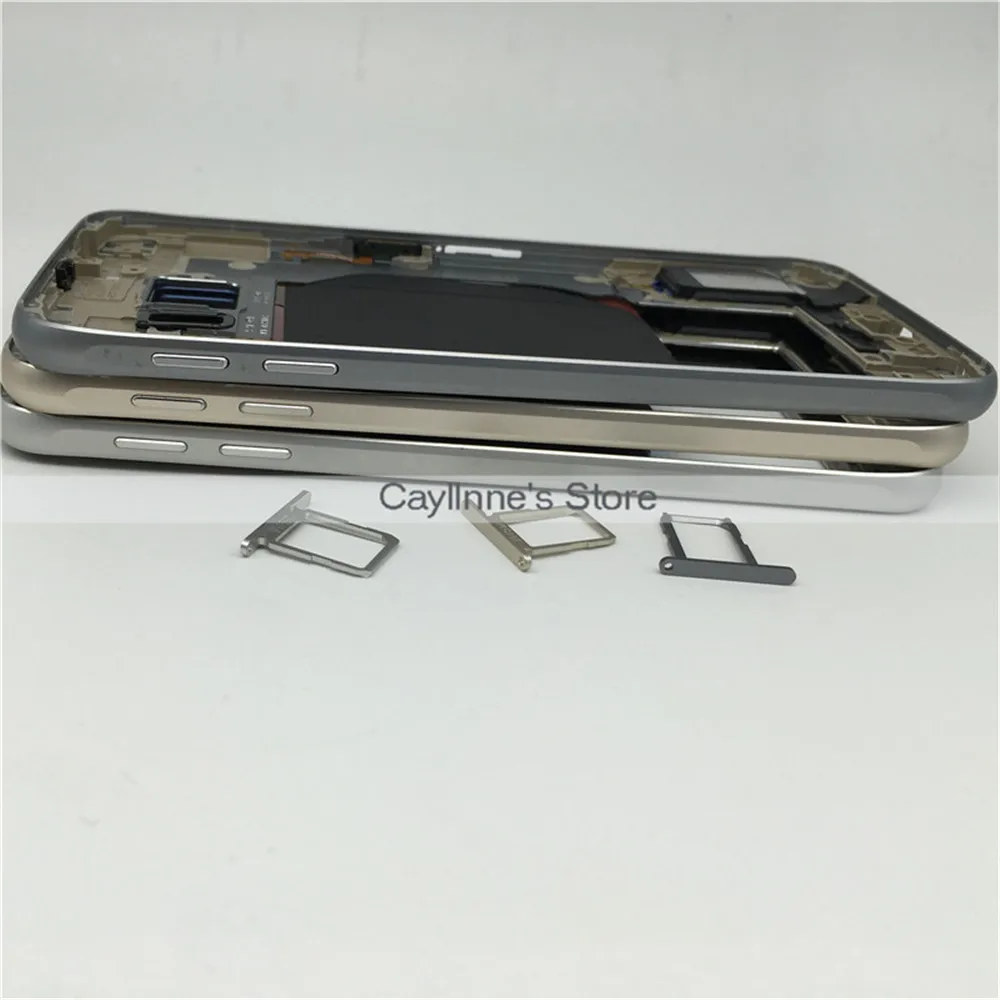 Новинка для samsung S6 edge G925 plus G928 средняя рамка Корпус с частями для samsung Galaxy S6 G920