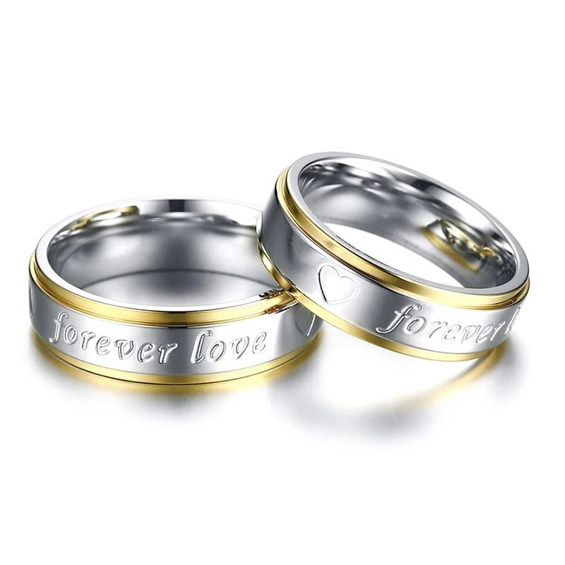 Обручальное кольцо из нержавеющей стали 6 мм|wedding rings for women|wedding ringsrings women |