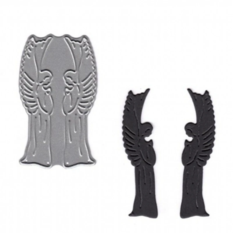 

Two Angels Metal Cutting Dies Stencil For DIY Scrapbooking Decorative Embossing Suit Paper Cards Die Cutting Template 2019