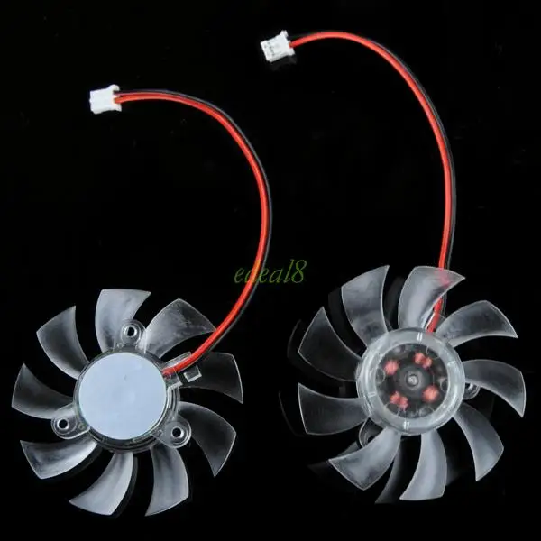 

55mm 2Pin PC VGA Graphics Video Card Heatsink Cooler Cooling Replacement Fan 12V