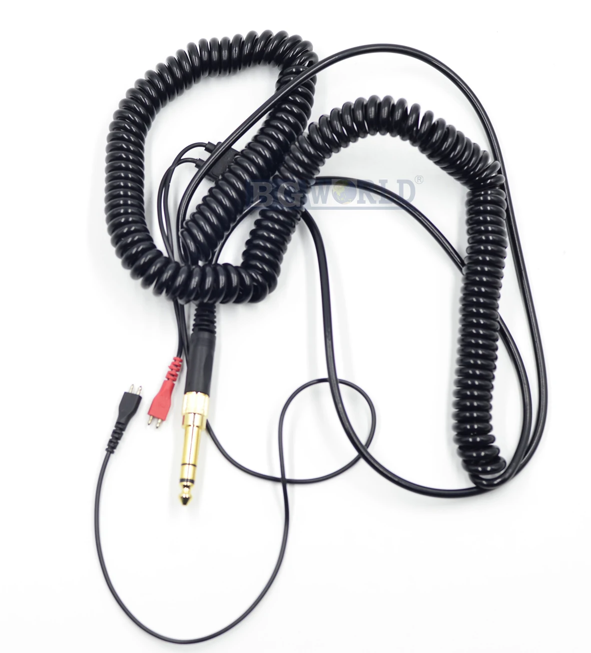 BGWORLD пружинный рельефный спиральный кабель для Sennheiser HD25 HD25-1 II HD25-C HD25-13 сменный шнур для наушников