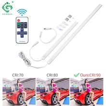 12 В DC Светодиодный светильник в кухонный шкаф 6 Вт 8 Вт 10 Вт под лампы для шкафов шкаф лампа память дистанционное управление переключатель домашний ночной Светильник ing