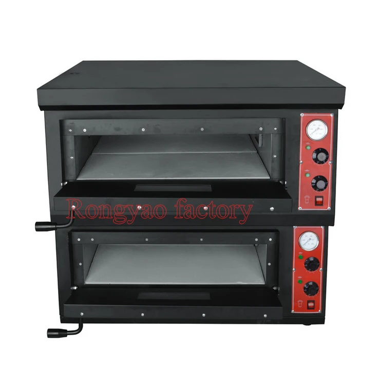 RY-P2 500 Derajat Listrik Pizza Oven Profesional Pizza Oven Komersial Oven  Pizza Dua Lapisan Pizza Oven - AliExpress Peralatan rumah
