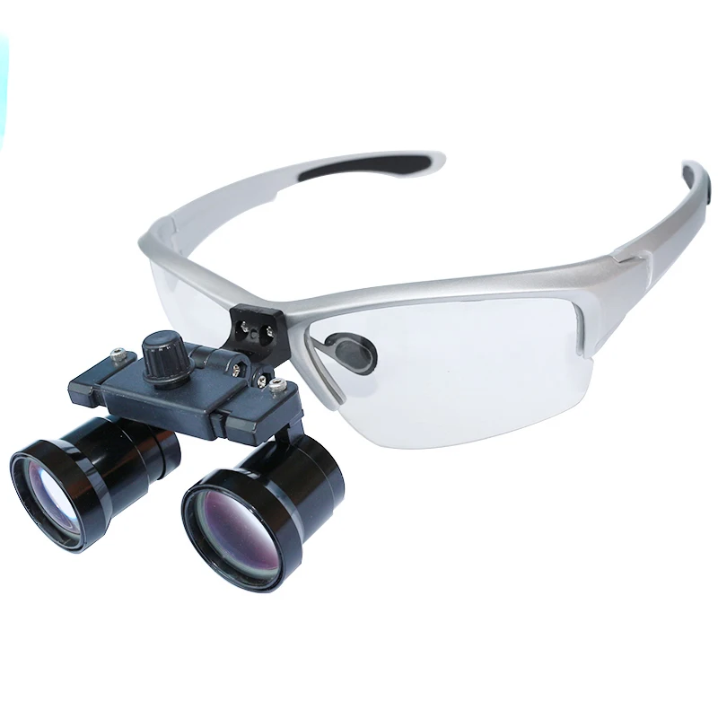  Surgical Dental Loupes Zoom 2.5X to 3.5X Surgical Medical Equipment Teeth Illuminated Binocular Mag - 33024448910