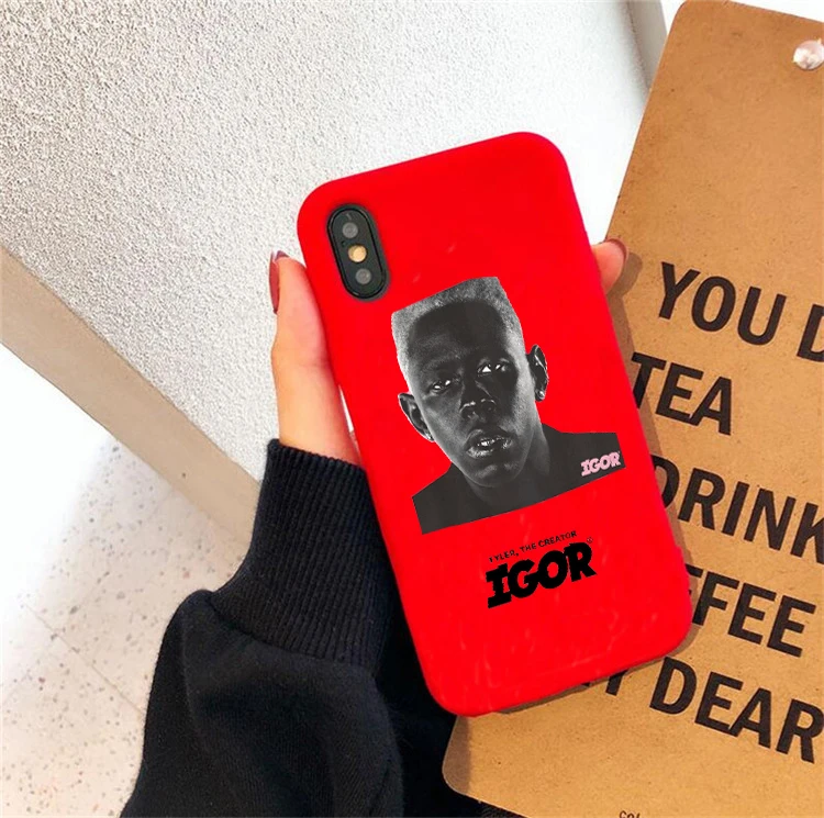 Tyler, The Creator- IGOR Colored soft silicone phone case for iphone 6 6s 6plus 7 7plus 8 8plus XR XS XSMAX 11 pro