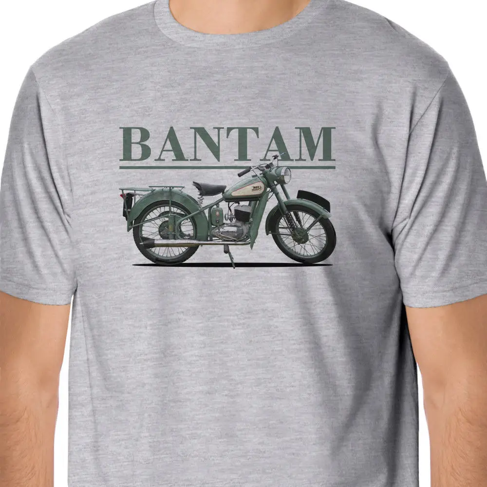 Ретро велосипеды-классический BSA Bantam вдохновил T-Shirt2018 Новая Летняя мужская