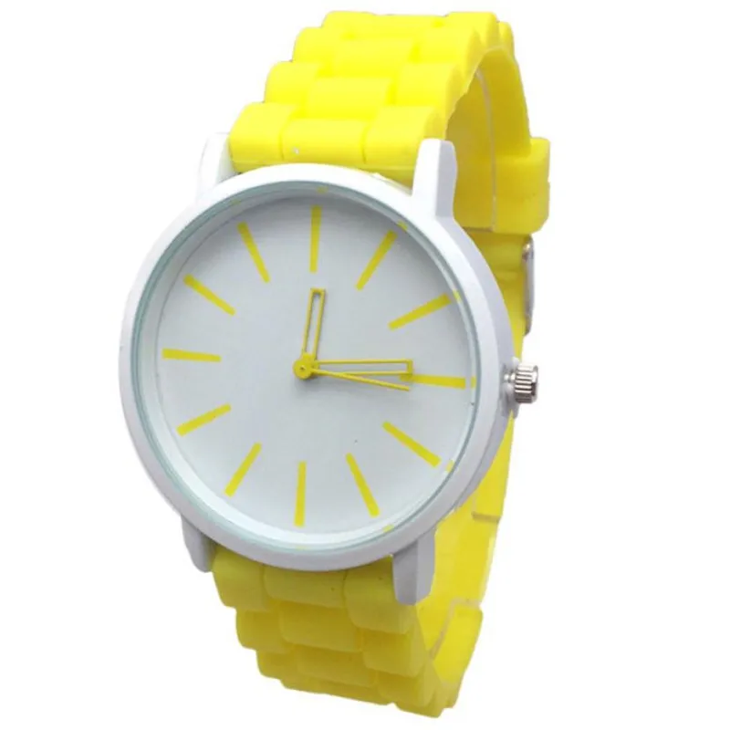 2017 Fashion Classic Silicone quartz font b Watch b font Jelly women Rhinestone Casual quartz brand