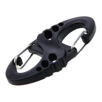 

8 pcs/lot Portable Camping Hiking 8 Shaped S Shaped Quick Release Quick link Buckle Carabiner Clip Hook Wholesale Climbing Clasp