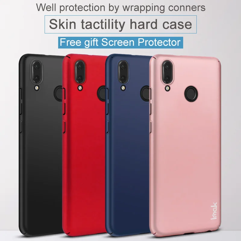 

For huawei p20 lite Full Cover Hard PC shell IMAK Slim Plastic case For hua wei p20 lite/nova 3e Dual Sim Phone Back Capa + Film