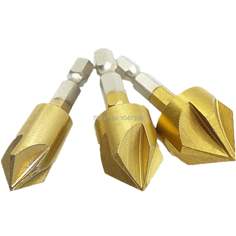 5 Flute Countersink for chamfering deburring  countersinking