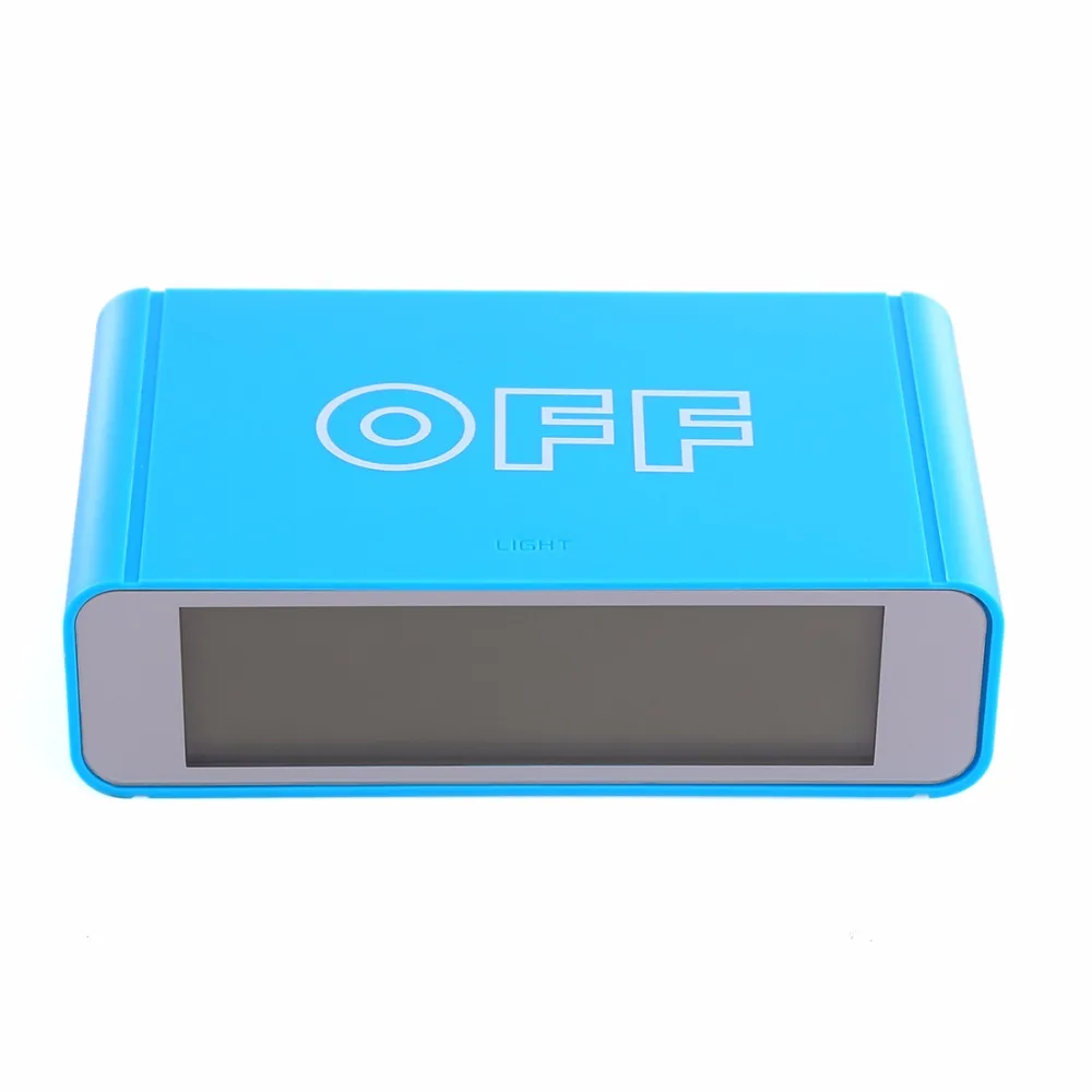 New Intelligent Digital Mini Alarm Clock Table Clock Watches Electronic Top Touch Sensor Digital Bed Clock Desk Clock 2 Types