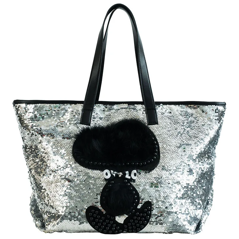 

BILLETERA New Women Bags Lady Clutch Snopy Shining Cartoon Rivets Bags For Women 2019 Bags