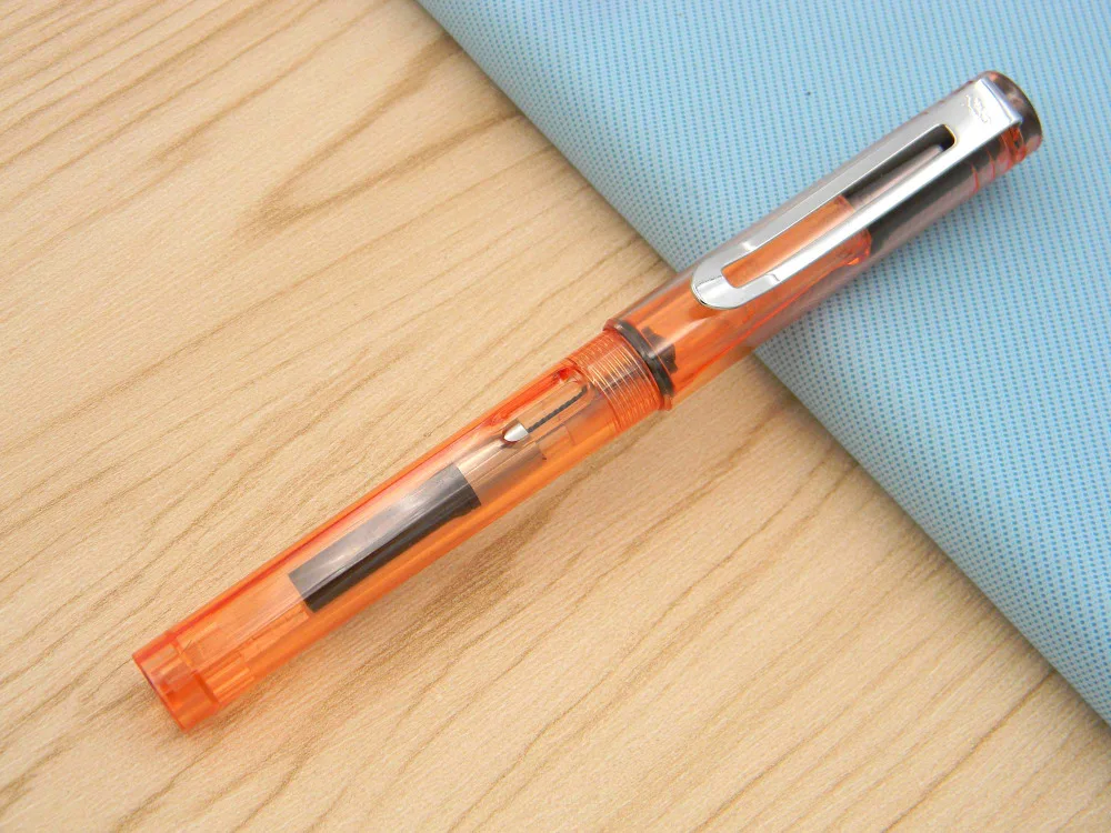 Jinhao 599 цвет культовое Серебряное колье в виде классического прозрачная