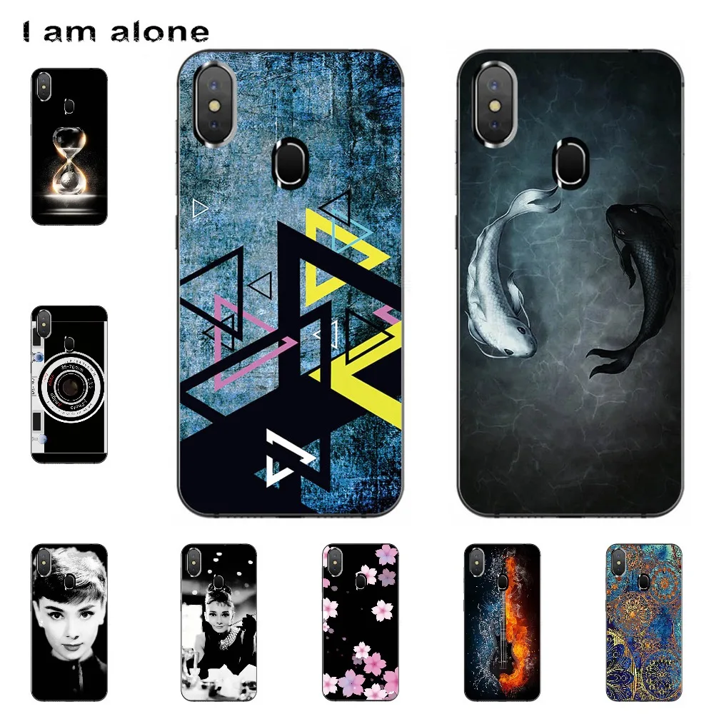 

I am alone Phone Bags For Leagoo S9 5.85 inch Solf TPU Fashion Color Mobile Cases For Leagoo S9 Cellphone Cover Shipping Free