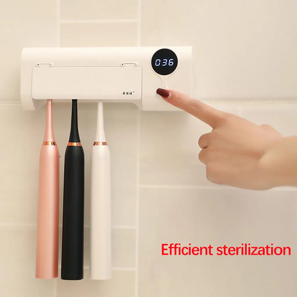 

High Quality Toothbrush Sanitizer UV Toothbrush Holder With Sterilization Function Teeth Whitening Tools blanqueador dental