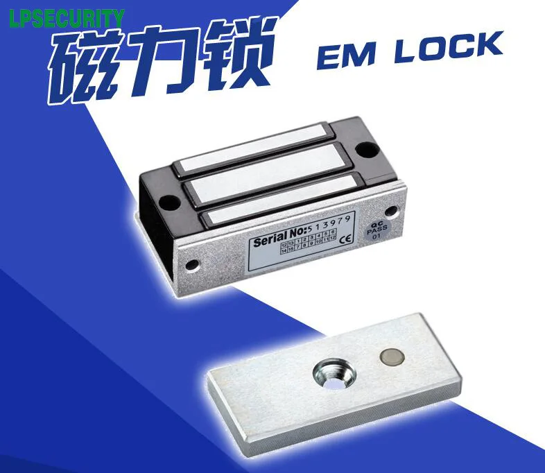12VDC 100lbs 60kg Force Electromagnetic Lock Magnetic Protect Door Lock Security