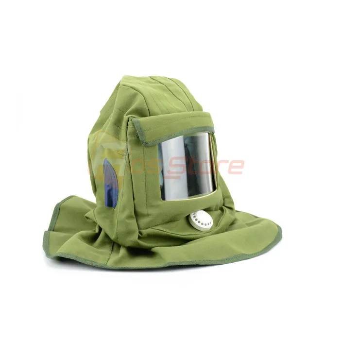 AIR FED дыхание полный маска комплект подачи воздуха капюшон для Краски Спрей Респиратор пескоструйная обработка защиты