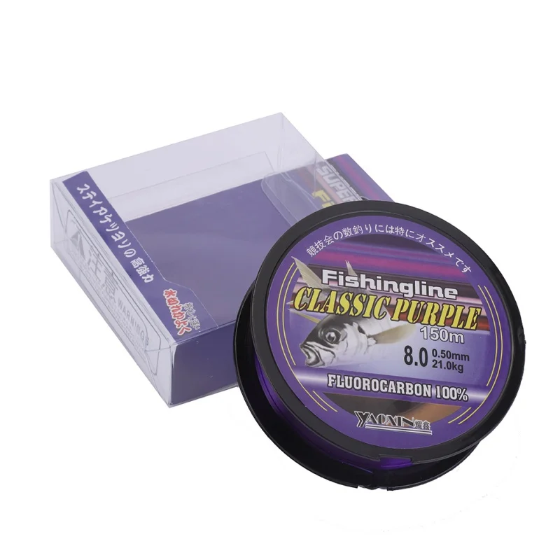 

100/150/200/300/500M Fishing Line Super Strong Nylon Not Fluorocarbon Tackle Non-Linen Multifilament Purple Fishing Line
