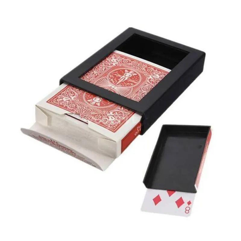 

1 PCS Deck Vanish Poker Set Cards Case Close Up Magician Magic Props Trick Playing Cards Board Game Table Games+Plastic Box