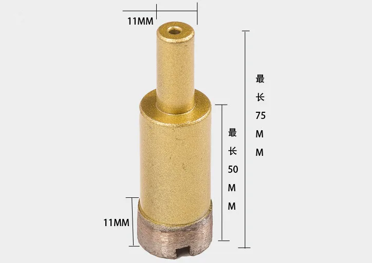 1 шт. 6 мм до 70 мм хвостовик 11 мм Гранит Мрамор Бетон отверстие пилы спеченные алмазное сверло каменная кладка сверло коронка сверло