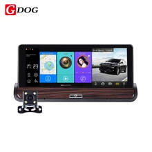 G dog V40 Full HD 7inch Touch Car DVR GPS Android 4 4 Dual Camera WiFi