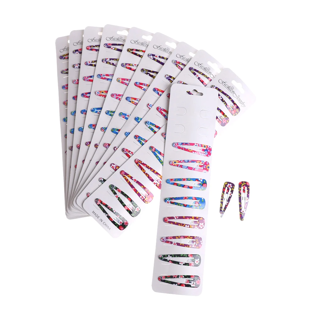 

10pcs/lot Cartoon Printing BB Clips Girls' Hairpin Kids Hair Clips Children Hair Accessories