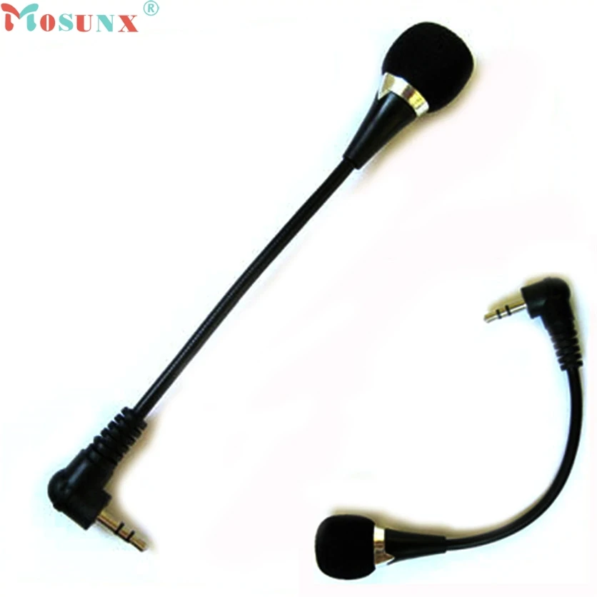 

New Mini 3.5mm Jack Flexible Microphone Mic For PC Laptop Notebook Skype Yahoo Dec7 Mosunx