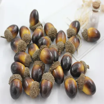 

10 pcs Simulation Christmas Pine Nuts Acorn Christmas Tree New Year DIY Ornament Accessories Home Decoration Cabinet