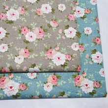 Светильник, розовый цветочный принт, ткань, саржа, хлопок, по метрам, детская кровать, ткань для шитья, материал для стеганых изделий для детей и малышей