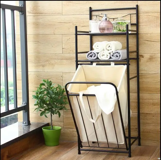 Грязный корзина для белья получает ведро из многослойной стеллажи|shelving|bucket |