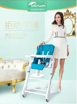 

No need to install children's dining chair foldable portable small size baby chair multi-functional reclining baby chair