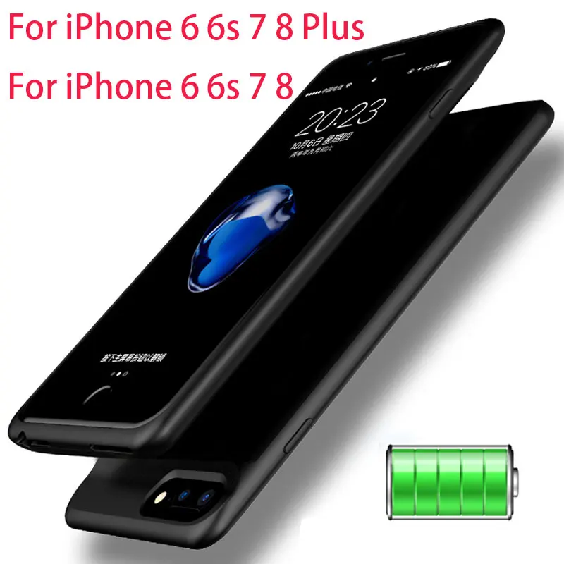 

5000/7000mAh Battery Charger Case for iPhone 6 6s 7 Plus PowerBank Case Ultra Slim External Backup charger case for iphone 8plus
