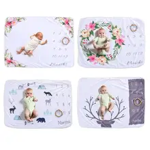 Детское одеяло для фотосъемки, фон для фотосъемки, тканевый календарь для мальчиков и девочек, аксессуары для фотосъемки