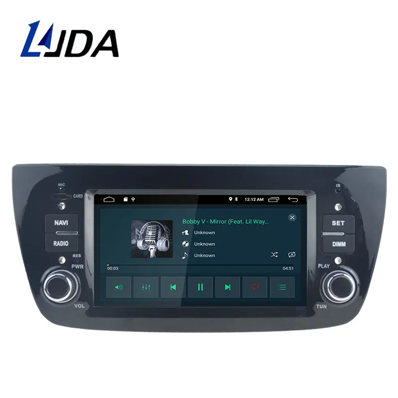 LJDA Android 10,0 автомобильный dvd-плеер для FIAT DOBLO 2010- wifi Автомобильный мультимедийный Стерео gps 1 Din автомагнитола четырехъядерный аудио стерео