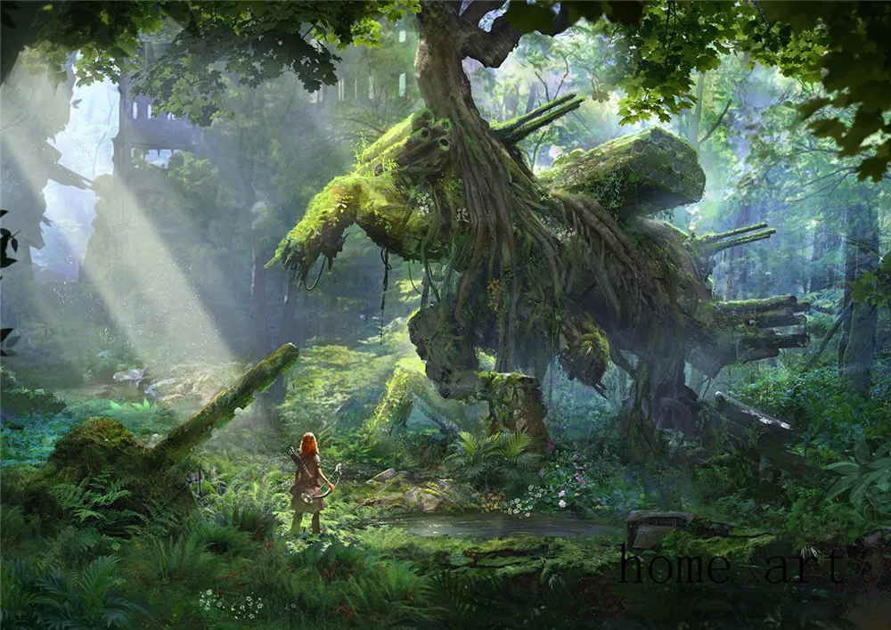Игровой постер Horizon Zero Dawn games четкое изображение наклейки на стену украшение дома