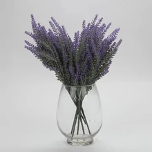 38 см романтические украшения Фиолетовый Лаванда Прованс декор Lavenders для свадьбы вереск спрей стебли Свадебный Цветочный Цветок