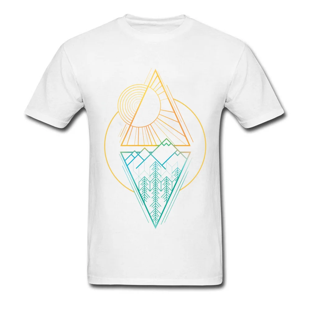 Go Nature Dominant Short Sleeve Cool T-shirts Cotton Fabric Round Collar Men Tops & Tees Custom Tops & Tees Summer/Fall Go Nature white