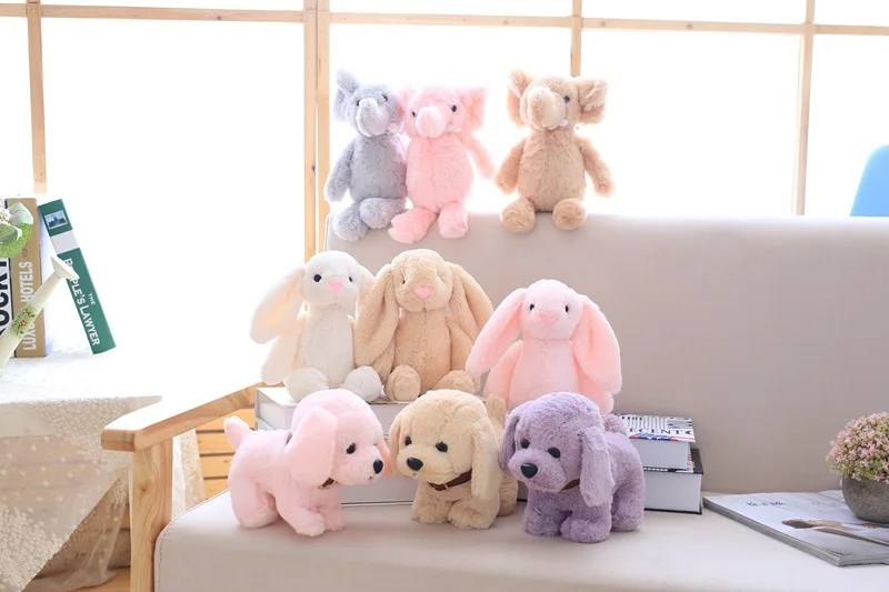 Милый кролик Бонни, слон, собака, мальчик, игрушка для сна, день рождения девушка