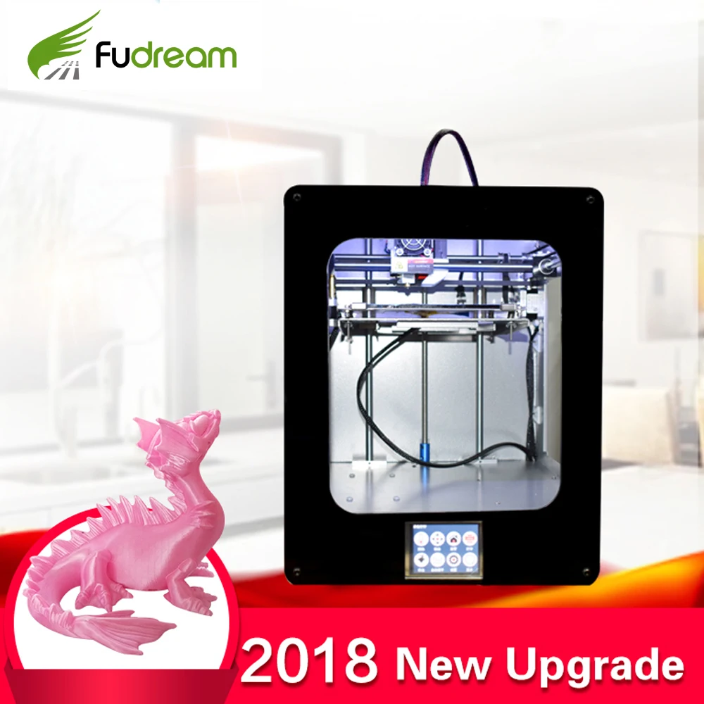 ^*Best Offers Mini portable single extruder with heated bed 3D printer metal full closed desktop 3D printer with printing volumn for edu ^*Best Offers Mini portable single extruder with heated bed 3D printer metal full closed desktop 3D printer with printing volumn for edu