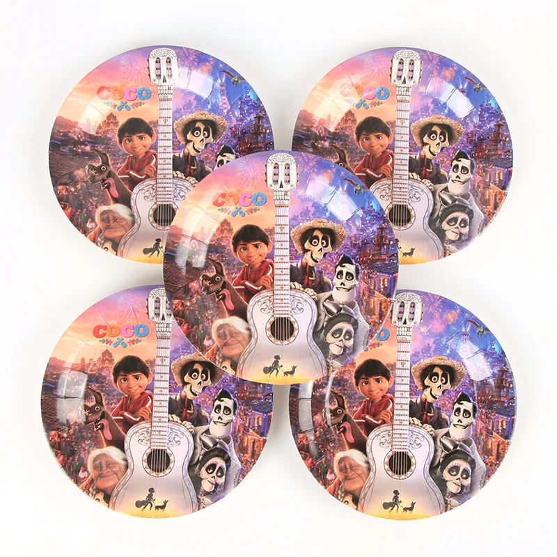 Hot Movie COCO Theme Party Supplies Paper Plates 7inch Kids Birthday Party Decoration Miguel Party Disposable Cups 6pcs
Hot Movie COCO Theme Party Supplies Paper Plates 7inch Kids Birthday Party Decoration Miguel Party Disposable Cups 6pcs