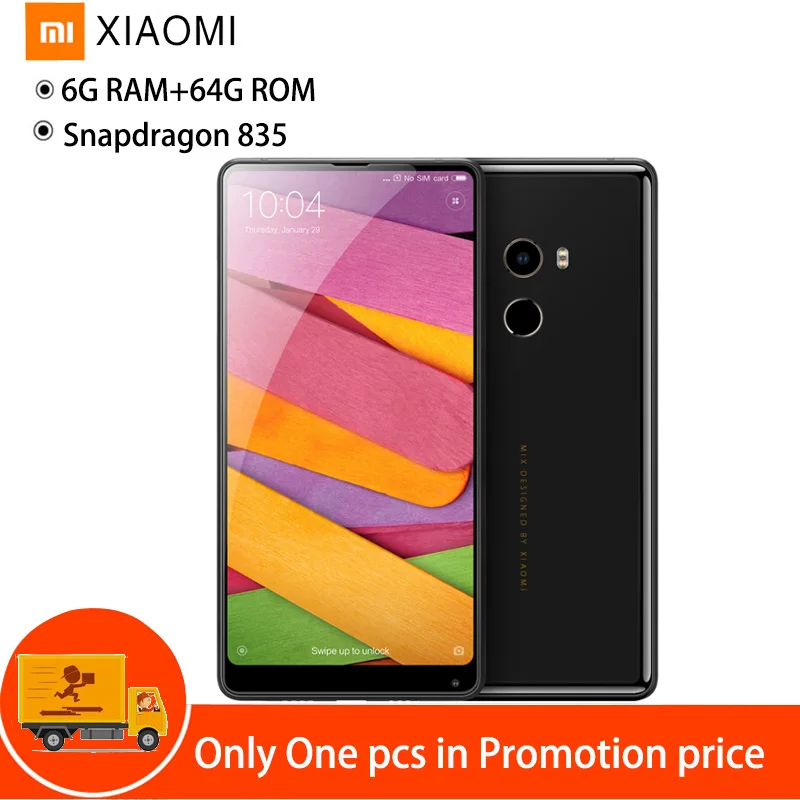 

Xiaomi Mi Mix 2 4G Phablet Smart Cell Mobile Phone Android 5.99'' MIUI 8 Snapdragon 835 2.45GHz Octa Core 6GB 64GB Fingerprint