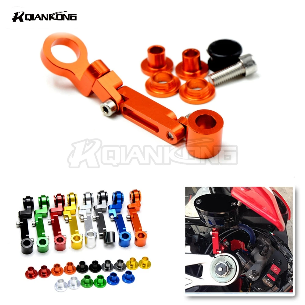 R QIANKONG Universal Brake clutch pump fluid RESERVOIR tank bracket For honda CBR1000RR CBR 1000 RR 2008-2014 PCX MSX HORNET