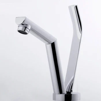 

Kitchen bathroom copper faucet handle switch basin sink faucet cold and hot single hole faucet wx5151550
