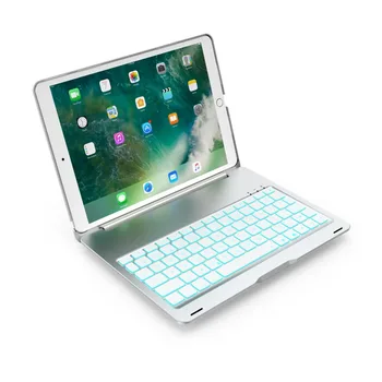 

Bluetooth Keyboard Cover Smart Connection Led Backlight Protective Case for iPad Pro 10.5 Inch with Auto Sleep Function