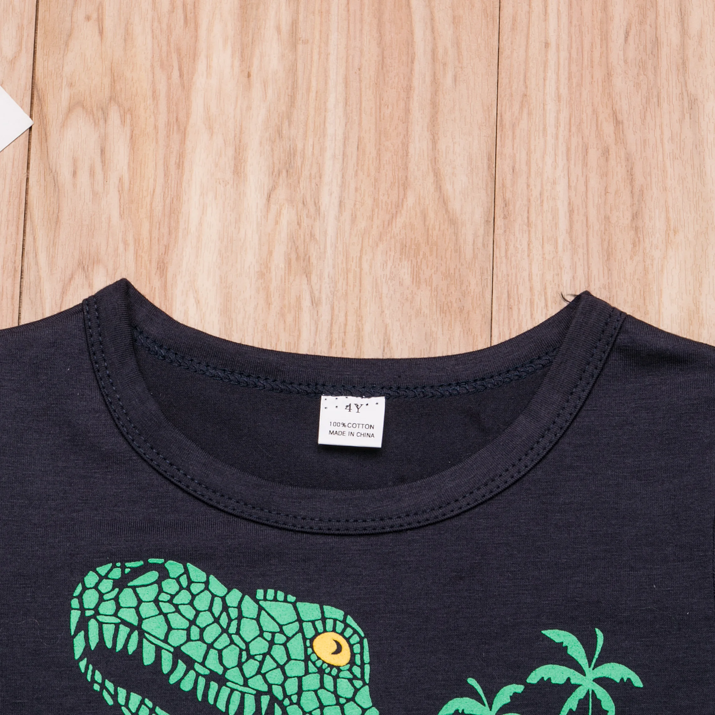 Pudcoco/летний детский комплект одежды унисекс для маленьких мальчиков и девочек рубашка с принтом динозавра+ шорты с принтом животных, комплект из 2 предметов