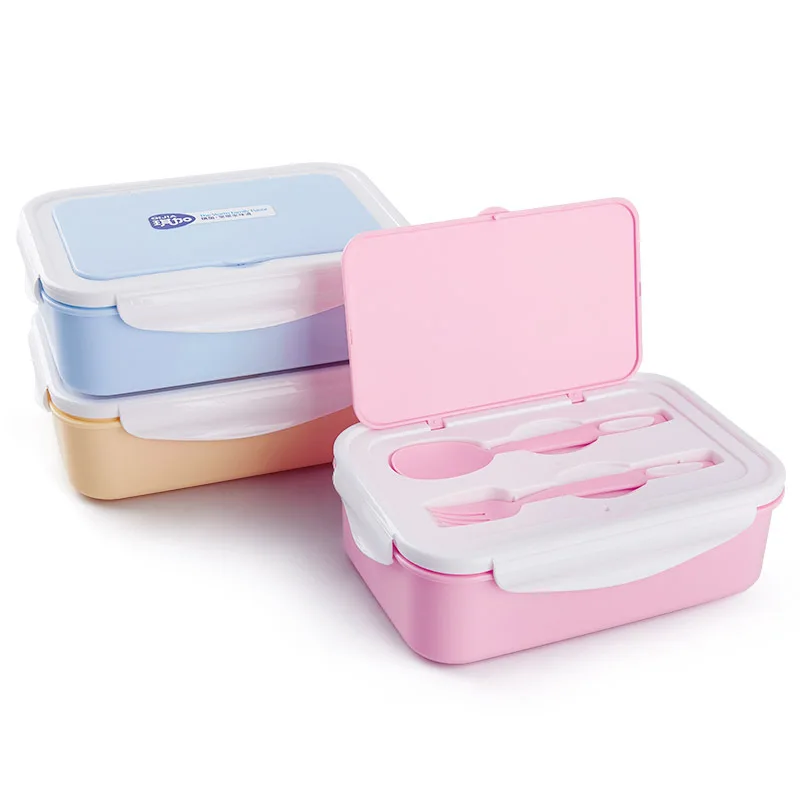 

1400ml Colorful Lunch Boxs Containers With Compartments Microwave Bento Box For Container Household Outdoor Food box BPA Free