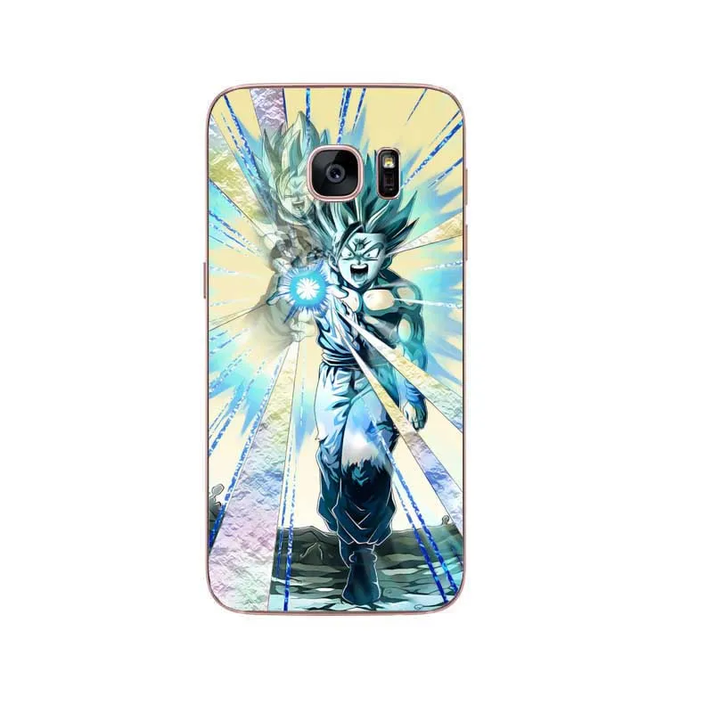 Dragon Ball z goku DragonBall Coque Shell чехол для телефона мягкий ТПУ чехол для samsung S7 EDGE S8 S9 S9 PLUS S10 S10 PLUS NOTE 8 - Цвет: Бежевый