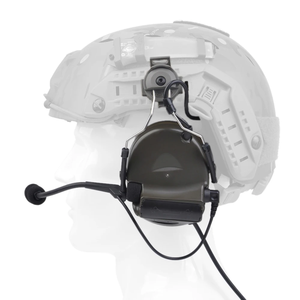 Z-tactical Z Tactical Softair авиационная гарнитура для наушников Comtac II Гарнитура для быстрого шлема и шлема Peltor Rail Adapter Set