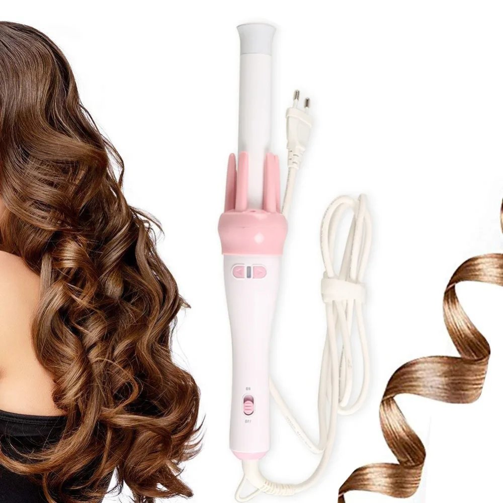 カーリングワンド自動セラミックヘアカーラービーチウェイバーヘアアイロン自動回転カーリング鉄