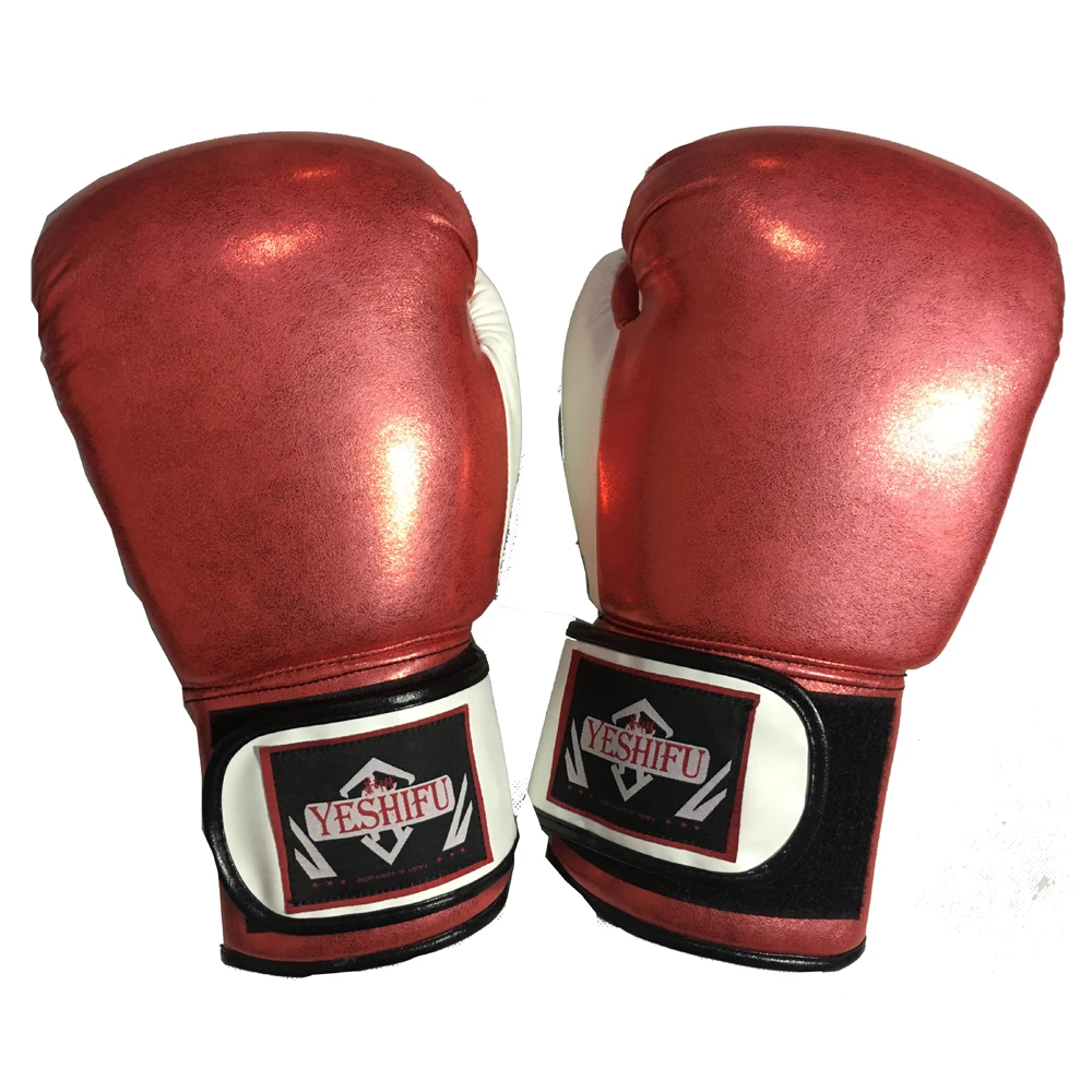 Блестящие перчатки для тайского бокса взрослых MMA Sparring Muay Kickboxing Martial Arts Grappling Sanda